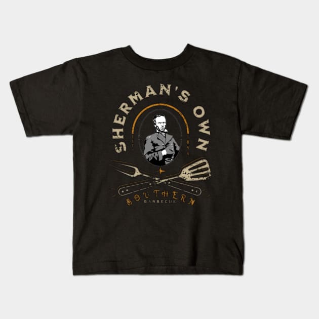 Sherman's Own Southern BBQ Kids T-Shirt by Gaming Galaxy Shirts 